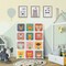 Costway 12-Cube Kids Wardrobe Baby Dresser Bedroom Armoire Clothes Hanging Closet with Door